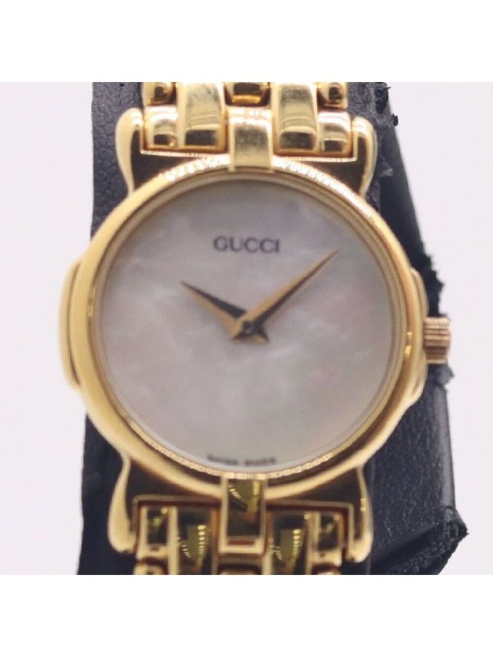 Gucci White Shell Dial Watch